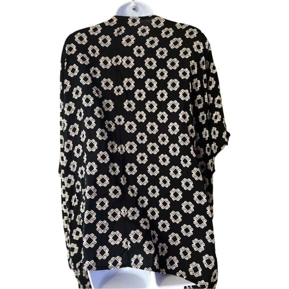Angie Women's 2XL Geometric Kimono Cardigan Multicolor Spring Casual - Picture 4 of 7